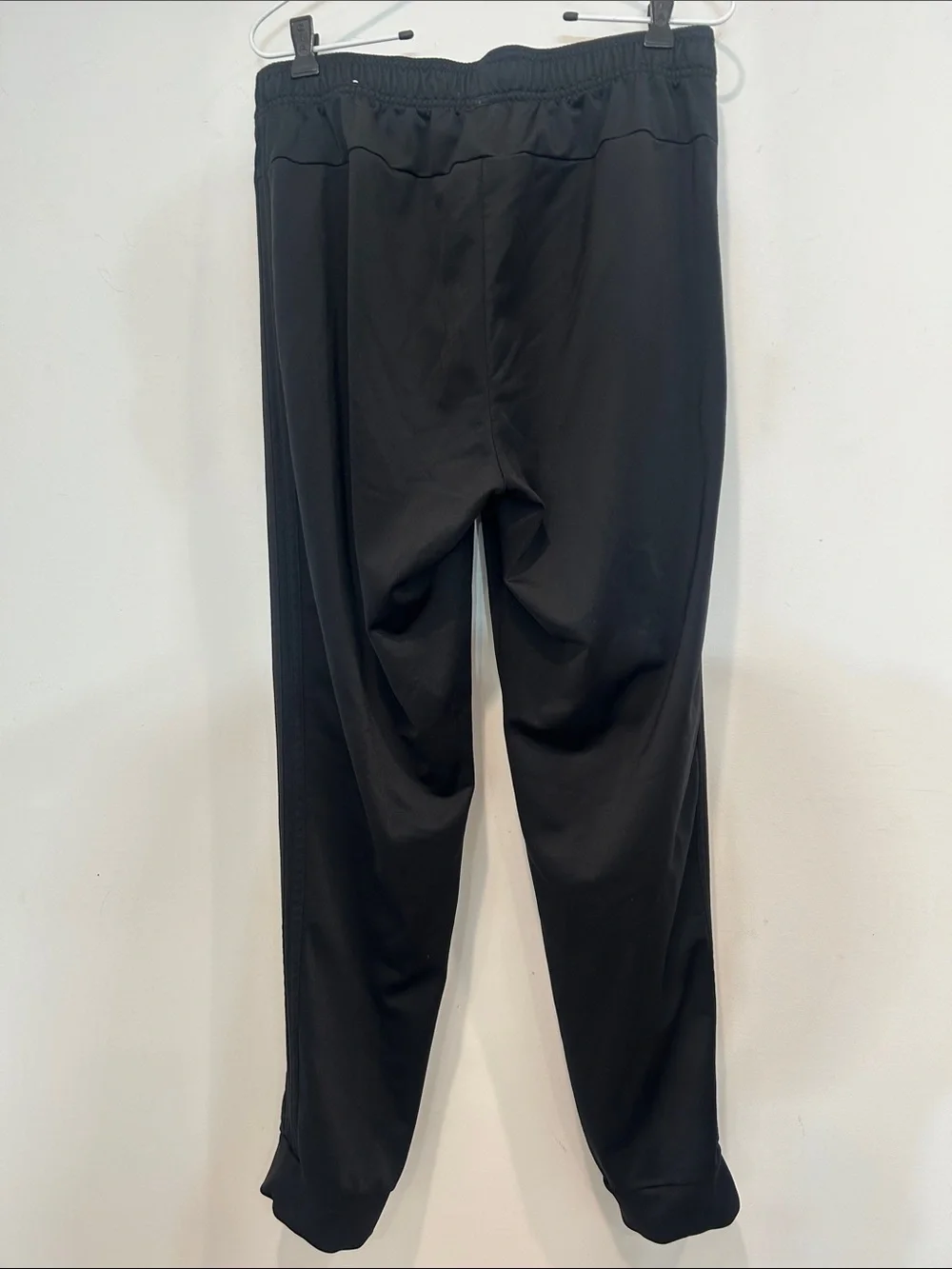 Adidas Men's Black on black warm up Athletic Track Pants joggers large